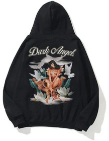 Resim Trendiz Unisex Dark Angel Sweatshirt Hoodie Siyah 