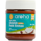 Resim AROHA Vegan Sütlü Fındık Kreması (Hindistan Cevizi Sütlü) 180g 
