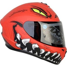 Resim Axxıs Draken Forza A5 Matt Red - Full Face Kask 