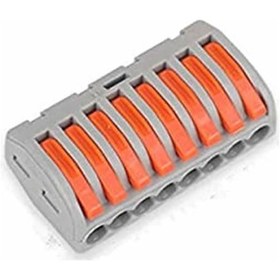 Resim Hepsiofis 8'li Yaylı Tırnaklı Klemens 1 Giriş 7 Çıkış 1 Adet 