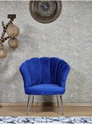 Resim SEVİNÇ MOBİLYA Tekli Papatya Çay Seti Koltuk Krom Sivriltme Ayak, Balkon, Salon, Ofis, Koltuk Takımı, Tekli Berjer 