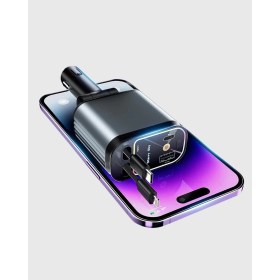 Resim Nacario Mey Ithalat® Renault, Peugeot, Citroen, Fiat Araçlar Için Hızlı Şarjlı Araç Çakmaklık Adaptörü 