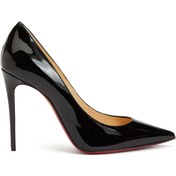 Resim Kate Siyah Deri 10cm Stiletto 