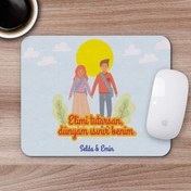 Resim Kişiye Özel Romantik Tasarımlı Mousepad - R16 E-Hediyeci