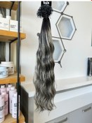 Resim Hairpim Wavy 0.6 Gr Kırçıllı Röfle 50 Adet 70 Cm Hp653 Açık Gri - Siyah 