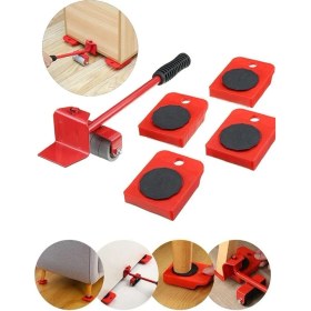 Resim Tekerlekli Mobilya Beyaz Eşya Buzdolabı Taşıma Mobilya Kaydırma Aparatı 150KG Dayanıklı 