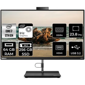 Resim LENOVO THİNKCENTRE NEO 30A i7 1260P 64GB RAM 256GB SSD 23.8" FHD 