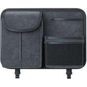 Resim Araba Koltuğu Arkası Organizatör Çok Fonksiyonlu Saklama Çantası Dekoratif Ürünler Siyah 