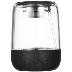 Resim Taşınabilir C7 Mini Bluetooth Hoparlör: Hifi Ses, Renkli Led Işık, Tf Kart Yuvası, 600mah Pil, Siyah 