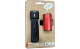 Resim Knog Blınder Cobber 1300LM USB Ön+Arka Bisiklet Işık Seti 