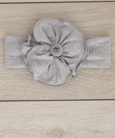 Resim Babygiz El Yapımı Yumuşak Eşsiz Aksesuarlı Doğal Pamuklu Penye Bebek Çocuk Kız Bandana Bahar Serisi 
