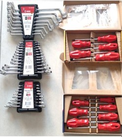 Resim Yıldız Anahtar - Yarım Kombine - Açık Ağız Anahtar Seti 