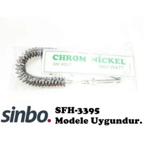 Resim Genel Markalar Sinbo Sfh-3395 Modele Uyumlu 1000w Infrared Soba Isıtıcı Rezistans Teli (YATAY) 