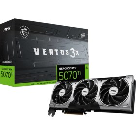 Resim Msı VGA Geforce Rtx 5070 Tı 16G Ventus 3x Oc RTX5070TI 16GB Gdrr7 256 B DX12 Pcıe 5.0 X16 (3xdp 1xhdmı) 