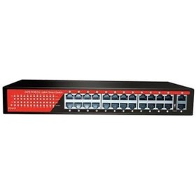 Resim Ezcool EZ-24PSF 24xFE+2xGE Yönetilemez Poe Switch 320W 