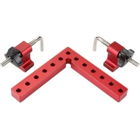 Resim Explosion1 3 Adet 100 mm Ahşap Sağ Açılı Armatür Sağ Açılı Sabitleme Kelepçesi L-Şekilli Yardımcı Fikstür (Yurt Dışından) 