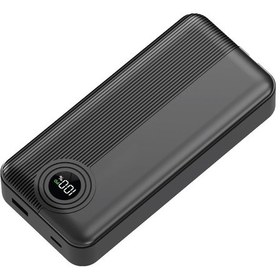 Resim Dexım W4 20.000mah 2x Type C Kablolu 22.5w Pd Led Göstergeli 18w Giriş 20w Çıkış Powerbank - Dca0068 Siyah 
