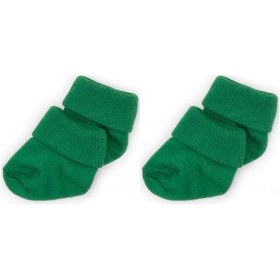 Resim Novibaby 2'li Bambu Bebek Çorap I Pine Green I 0 6 Ay I Yeşil Yenidoğan Bebek Çorabı Çok Renkli 