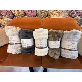 Resim Berrykonsept Peluşlu Koltuk Örtüsü Bej 