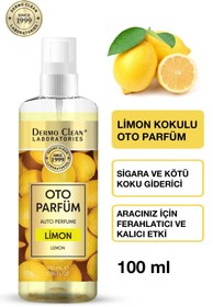 Resim Dermo Clean DOĞAL MEYVE ÖZLÜ LİMON KOKULU OTO PARFÜM 100 ML 