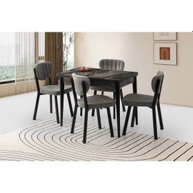 Resim Mobilgen Esinti Sandalye 65+65 Gonca Açılabilir Masa Takımı 