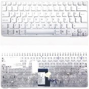Resim Sony Uyumlu Vaio VPCCA1S1E/B Klavye - Türkçe Gümüş Gri - Çerçevesiz 