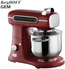 Resim BergHOFF Gem Retro 7 L Stand Mikser - 1500 W, Dayanıklı Döküm Alüminyum Gövde | Kırmızı 