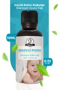 Resim Özcan Bey Bebeksi Pudra Kokulu Esansiyel Uçucu Koku Pudra Yağı Buhurdanlık Yağı Difüzör Esansı Küre 10ml 