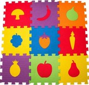 Resim Eva Puzzle Oyun Matı Meyveler 7 Mm 33x33 Cm -- 8695295003045 