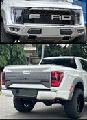 Resim Ford Ranger (2012-2021) Arası Uyumlu 2022 Gen 3 F150 Görünüm Facelıft Body Kit 