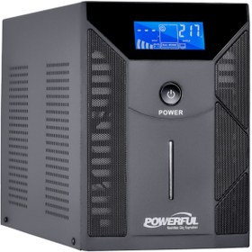 Resim Powerful Pld-3000 3000va Ups Lcd Panel Lıne Interactıve Kesintisiz Güç Kaynağı Gamıng Ups 