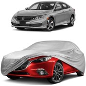 Resim CoverPlus Honda Civic Sedan Araba Brandası Miflonlu Branda Oto Çadır Örtü (2016-2020) 