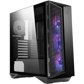 Resim Msi Mpg Gungnır 110M Temperli Cam 3x Rgb Mid-Tower Fanlı Oyuncu Bilgisayar Kasası Siyah 
