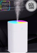 Resim GÜLTECH 400ml Hava Nemlendirici Aroma Difizörü Buhar Makinesi Hava Oda Araç Nemlendirici 