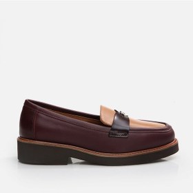 Resim Hotiç Hakiki Deri Bordo Kadın Loafer 01ayh291760a737 Bordo 
