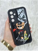 Resim Samsung Galaxy A34 - Kabartmalı 3D Ayıcık Desenli Silikon Kamera Korumalı Lansman Ayıcıklı Kılıf 