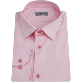 Resim Uki Pembe Pamuk Saten Gömlek Pembe 