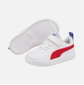 Resim Puma Rickie Ac+ Inf Bebek Beyaz Spor Ayakkabı - 384314 05 Beyaz 