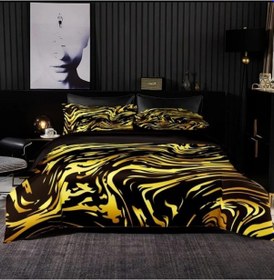 Resim Hologram Çift Kişilik 4 Parça Pamuk Saten Nevresim Takımı 