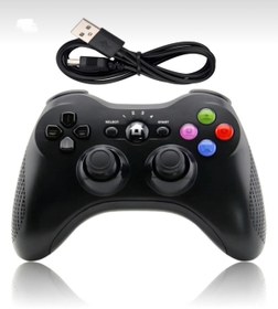 Resim CRKTEKNOLOJİ Double Çift Titresimli Ps3 Uyumlu Sarjli Kablosuz Oyun Kolu Wireless Ps3 Oyun Kolu Sarj Kablosu 