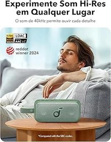 Resim Soundcore by Anker Motion 300 Bluetooth Hoparlör, 30W Stereo Ses, 13 Saat Oynatma, IPX7 Su Geçirmez, Yeşil 