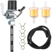 Resim Lumaworld Simson S50 S51 S53 S70 S83 Sr1 Sr2 Mz Es İçin 1 Set Benzin Musluğu + 2 Filtre + 1 Hortum + 4 Bağlantı 