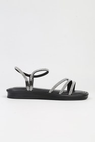 Resim Pierre Cardin ® | PC-5100-3891 Siyah-Kadın Taşlı Sandalet 