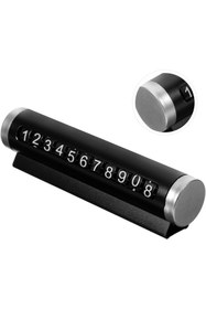 Resim SEKA TARIM Metal Kasa Numara Çevirmeli Araç İçi Telefon Numaratör Parkmatik Araba Numaratör Siyah 