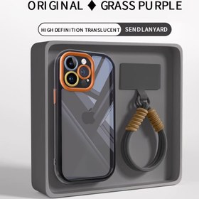 Resim Lanyard Clear Şok Geçirmez Telefon Kılıfı Apple Iphone 16 Pro Max, 16 Pro, 15 Pro Max, 15 Pro, 14 Pro, 13 Pro Max ve 12 için Erkekler ve Kadınlar, Şık Renk Çatışması 2'si 1 Arada Trendy Moda Basit 