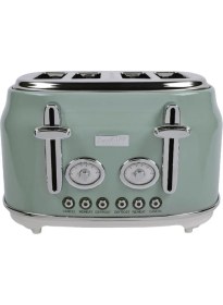 Resim Berghoff Gem Retro Mint Yeşil Dört Dilim Ekmek Kızartma Makinesi 