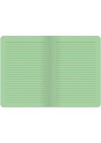 Resim A5 Renkli Sayfa Çizgili Defter - Bir Derdim Var Yeşil 