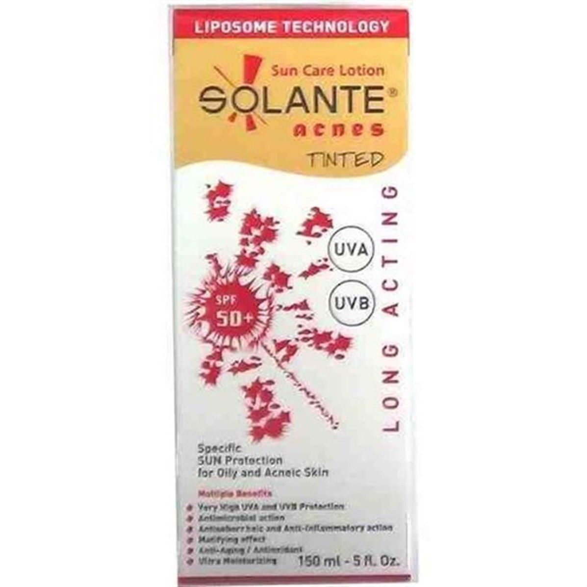 Solante Acnes Renkli Güneş Koruyucu Losyon SPF50+ 50 ml Fiyatı ve Özelliklerı - Badem