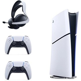 Resim Sony Playstation 5 Slim + 2. Beyaz Dualsense + Pulse 3D Kablosuz Kulaklık (İthalatçı Garantili) 