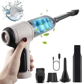 Resim Şarj Edilebilir El Tipi Çok Fonksiyonlu Araç ve Ev Süpürgesi JB-107 (5264) 